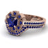 Geometrical Radiant Sapphire Bridal Set - Jennifer No. 74 image 3