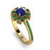 Geometrical Radiant Sapphire Engagement Ring - Jennifer No. 28 image 1