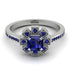 Geometrical Radiant Sapphire Engagement Ring - Jennifer No. 75 image 2