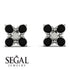 Geometricblack Diamond Earrings Golden Diamond - Jayda No. 9 image 5