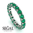 Glamorous Emerald Eternity Ring - Paige No. 21 image 10