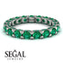 Glamorous Emerald Eternity Ring - Paige No. 21 image 2