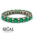 Glamorous Emerald Eternity Ring - Paige No. 20 image 3