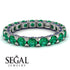 Glamorous Emerald Eternity Ring - Paige No. 66 image 3