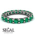 Glamorous Emerald Eternity Ring - Paige No. 36 image 3