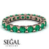 Glamorous Emerald Eternity Ring - Paige No. 35 image 3