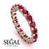 Glamorous Ruby Eternity Ring - Paige No. 11 image 10