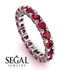 Glamorous Ruby Eternity Ring - Paige No. 57 image 10