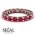 Glamorous Ruby Eternity Ring - Paige No. 41 image 2