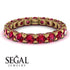 Glamorous Ruby Eternity Ring - Paige No. 55 image 2