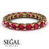 Glamorous Ruby Eternity Ring - Paige No. 40 image 2