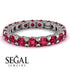 Glamorous Ruby Eternity Ring - Paige No. 12 image 3
