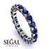 Glamorous Sapphire Eternity Ring - Paige No. 45 image 10