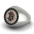 Glamorous Black Diamond Bitcoin Ring - Dominic No. 24 image 3