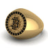 Glamorous Black Diamond Bitcoin Ring - Dominic No. 19 image 3