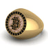 Glamorous Black Diamond Bitcoin Ring - Dominic No. 22 image 3