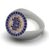 Glamorous Sapphire Bitcoin Ring - Dominic No. 42 image 3