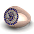 Glamorous Sapphire Bitcoin Ring - Dominic No. 44 image 3
