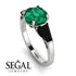 Glamorous Custom Emerald Ring - Harley No. 36 image 2