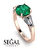 Glamorous Custom Emerald Ring - Harley No. 5 image 2