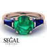 Glamorous Custom Emerald Ring - Harley No. 65 image 3