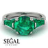 Glamorous Custom Emerald Ring - Harley No. 21 image 3
