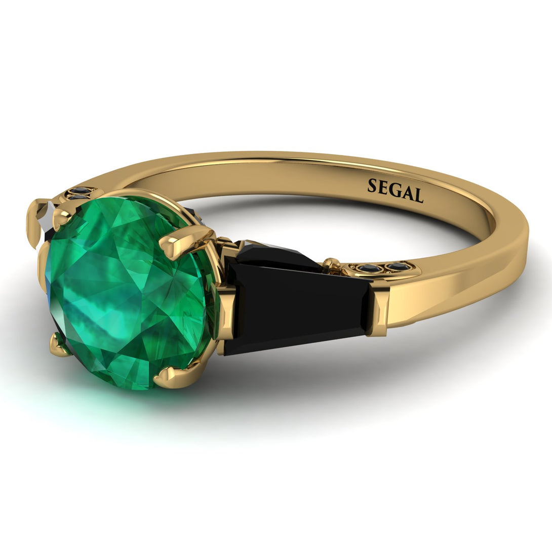 Glamorous Custom Emerald Ring - Harley No. 34