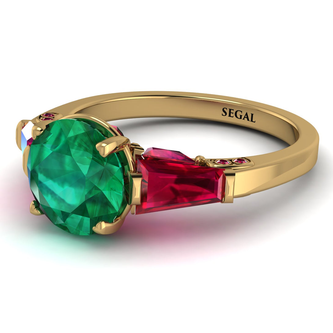Glamorous Custom Emerald Ring - Harley No. 49