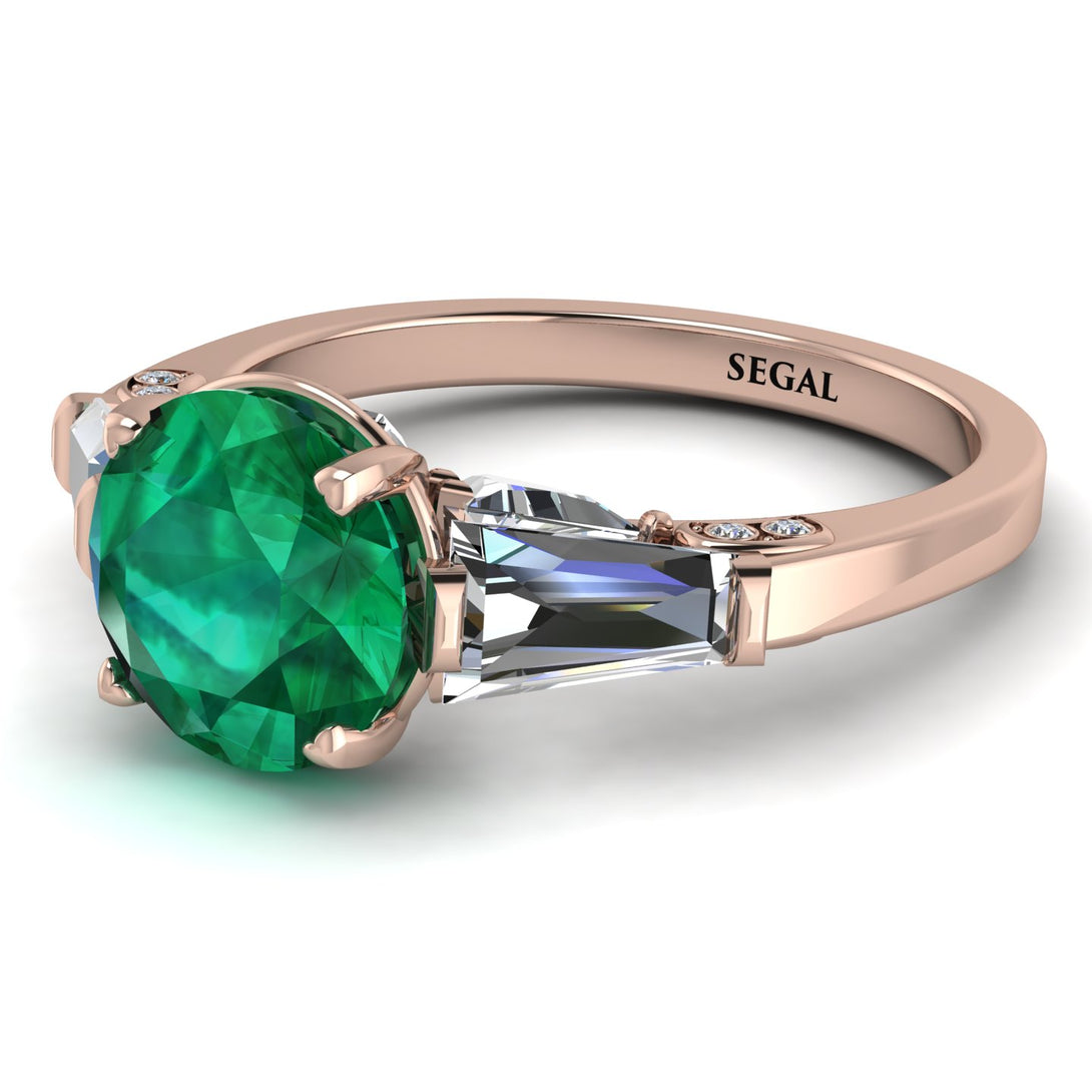 Glamorous Custom Emerald Ring - Harley No. 5