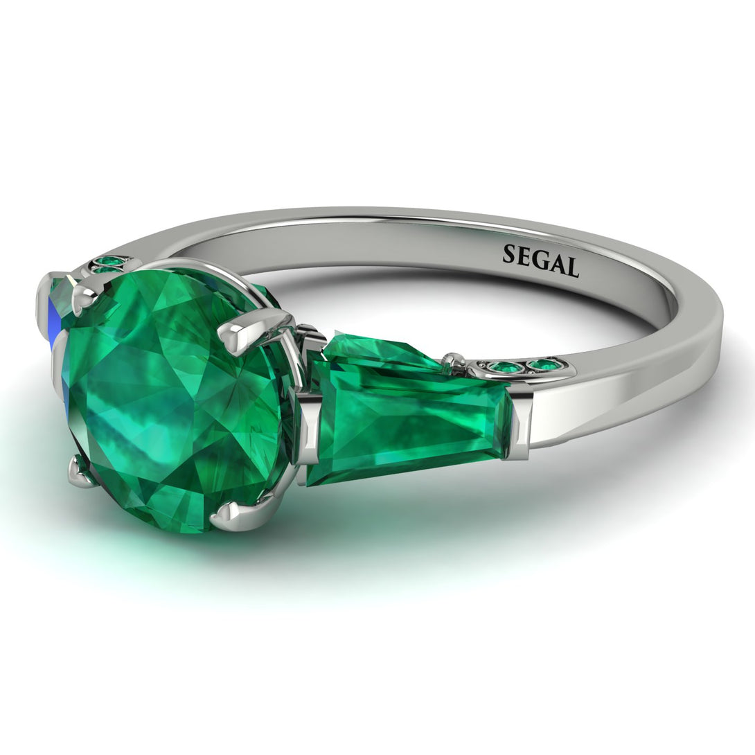 Glamorous Custom Emerald Ring - Harley No. 21