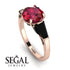 Glamorous Custom Ruby Ring - Harley No. 41 image 2