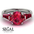 Glamorous Custom Ruby Ring - Harley No. 57 image 3