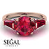 Glamorous Custom Ruby Ring - Harley No. 56 image 3