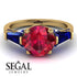 Glamorous Custom Ruby Ring - Harley No. 70 image 3