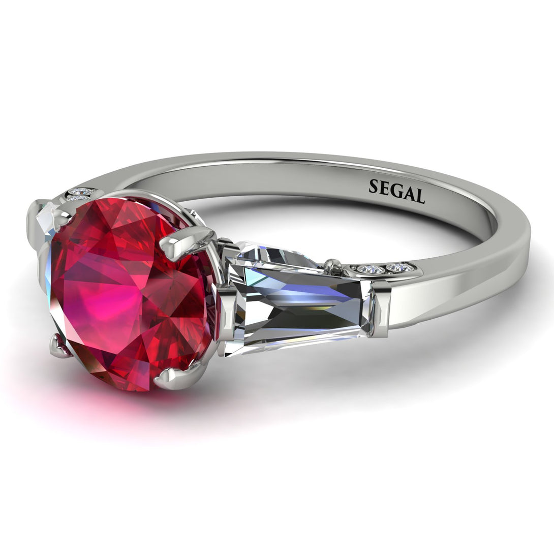 Glamorous Custom Ruby Ring - Harley No. 12