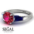 Glamorous Custom Ruby Ring - Harley No. 72 image 10
