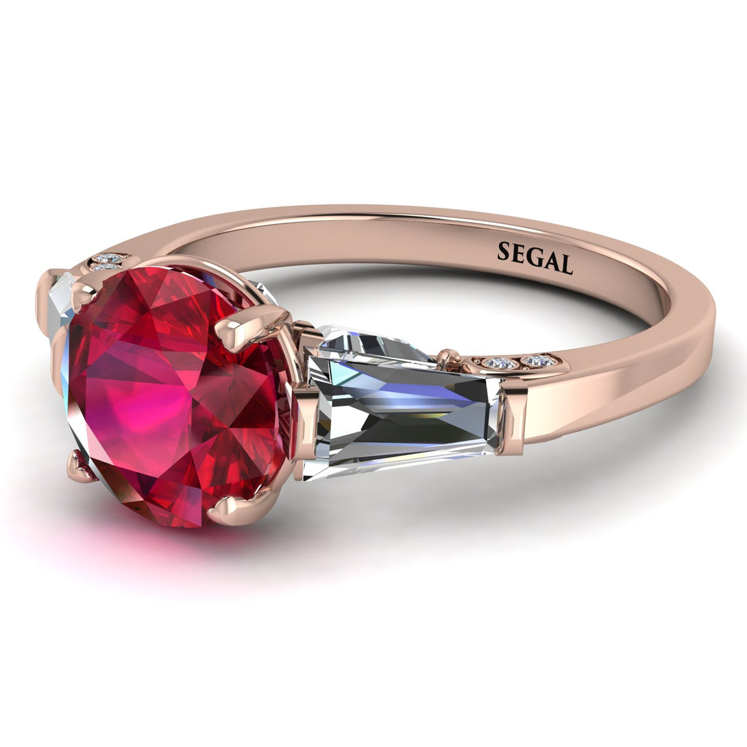 Glamorous Custom Ruby Ring - Harley No. 11