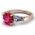 Glamorous Custom Ruby Ring - Harley No. 11 image 1