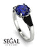 Glamorous Custom Sapphire Ring - Harley No. 45 image 2