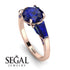 Glamorous Custom Sapphire Ring - Harley No. 74 image 2