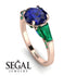 Glamorous Custom Sapphire Ring - Harley No. 29 image 2