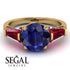 Glamorous Custom Sapphire Ring - Harley No. 58 image 3
