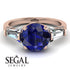 Glamorous Custom Sapphire Ring - Harley No. 14 image 3