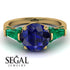 Glamorous Custom Sapphire Ring - Harley No. 28 image 3
