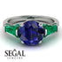 Glamorous Custom Sapphire Ring - Harley No. 30 image 3