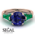 Glamorous Custom Sapphire Ring - Harley No. 29 image 3