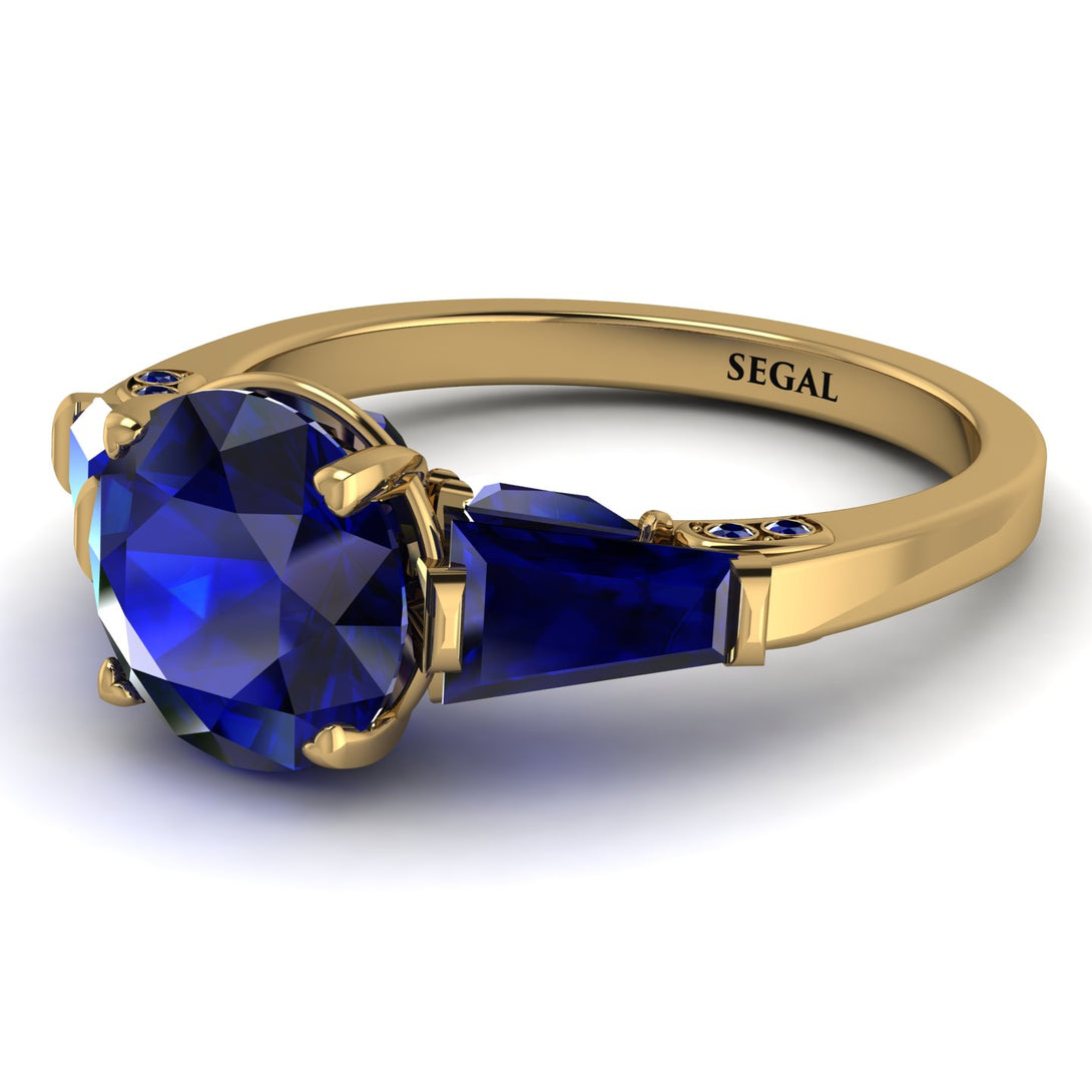 Glamorous Custom Sapphire Ring - Harley No. 73