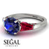 Glamorous Custom Sapphire Ring - Harley No. 60 image 10