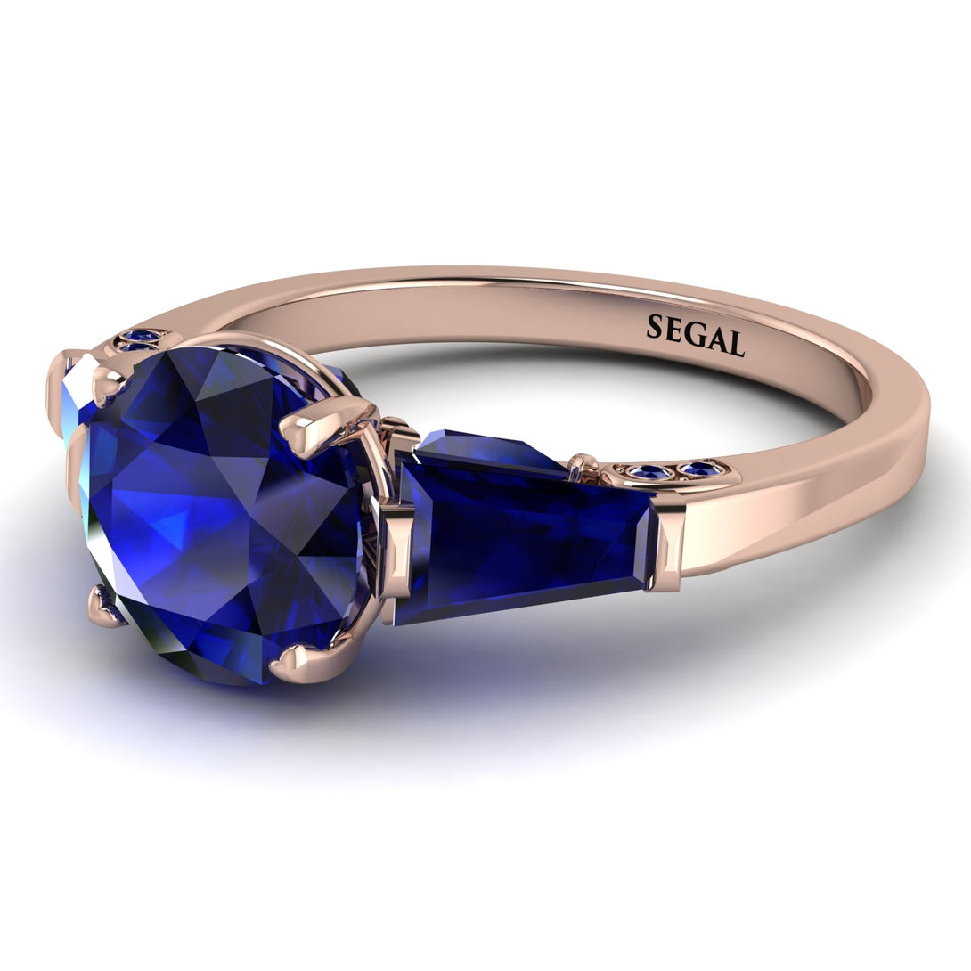 Glamorous Custom Sapphire Ring - Harley No. 74