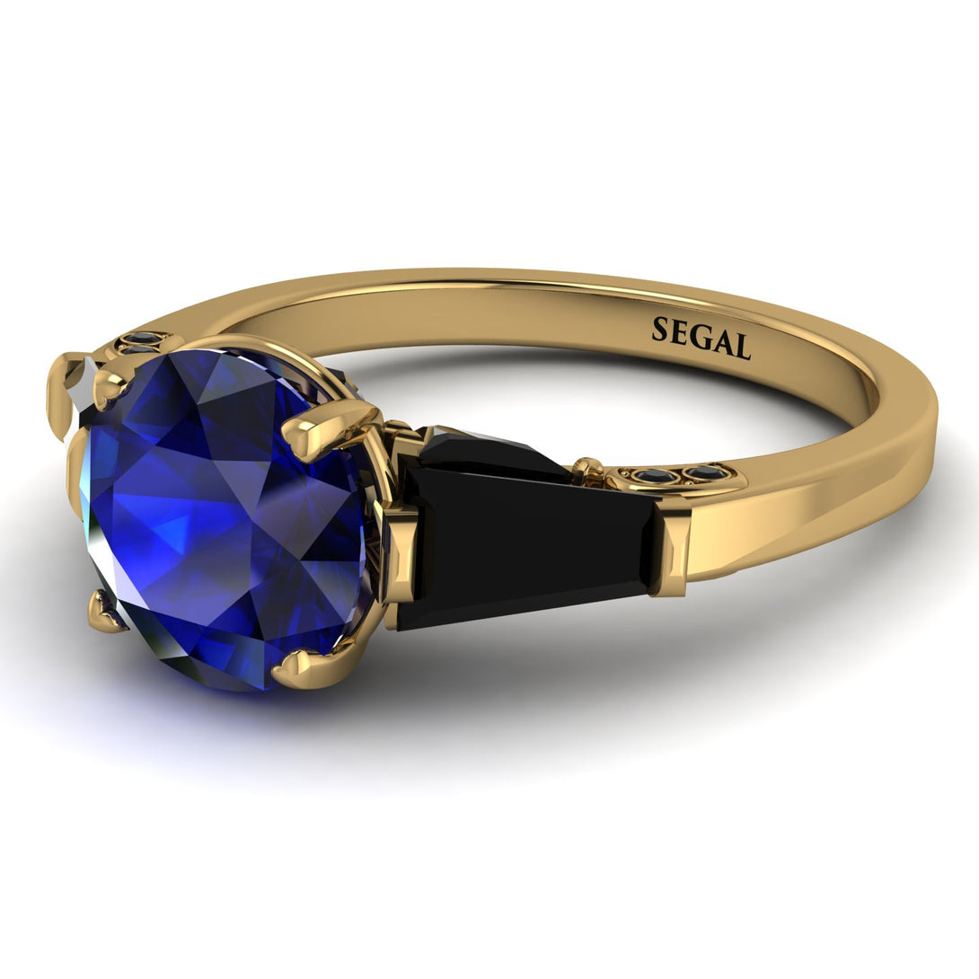 Glamorous Custom Sapphire Ring - Harley No. 43